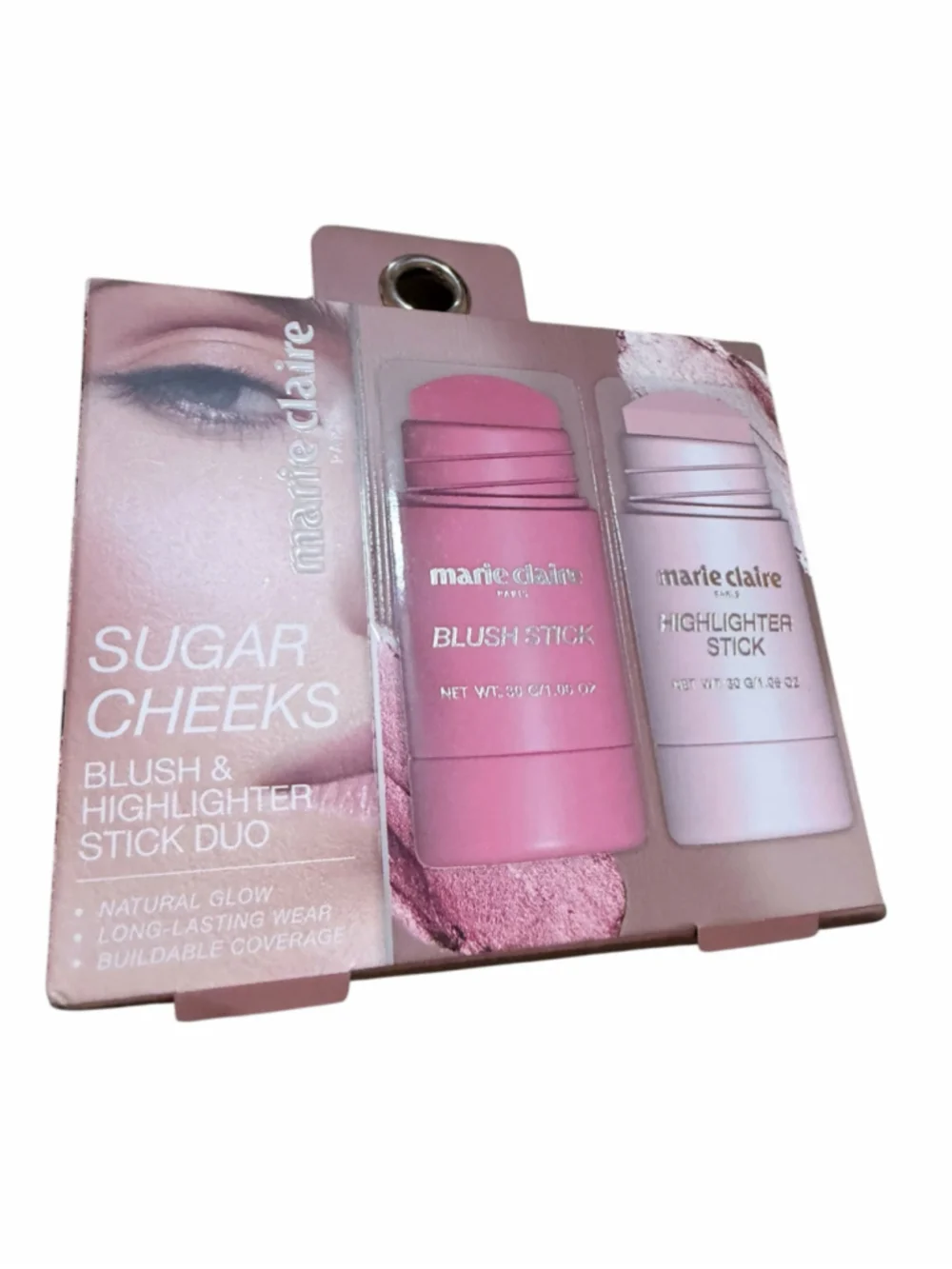 Women's Marie Claire Blush & Highlighter Stick Duo One Size Pink